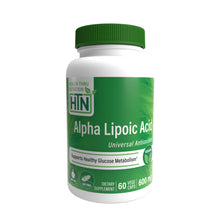 Load image into Gallery viewer, HTN Alpha Lipoic Acid - 600 mgs