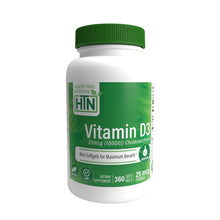 Load image into Gallery viewer, HTN Vitamin D 1,000 IU
